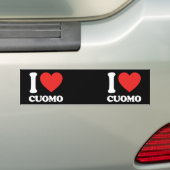 I Love Cuomo Bumpersticker (Op auto)