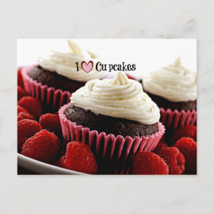 I Love Cupcakes Briefkaart