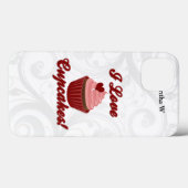 I Love Cupcakes Case-Mate iPhone Case (Achterkant (horizontaal))