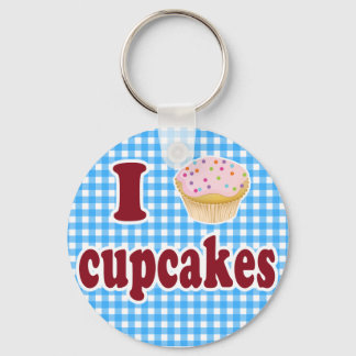 I Love Cupcakes Sleutelhanger
