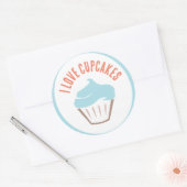 I Love Cupcakes Sticker (Enveloppe)