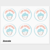I Love Cupcakes Sticker (Feuille)