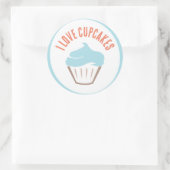I Love Cupcakes Sticker (Sac)