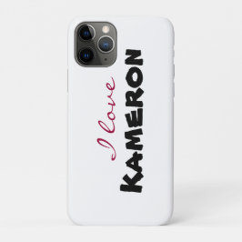 I love [customize] iPhone 11 pro hoesje