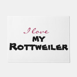 I love [customize] deurmat