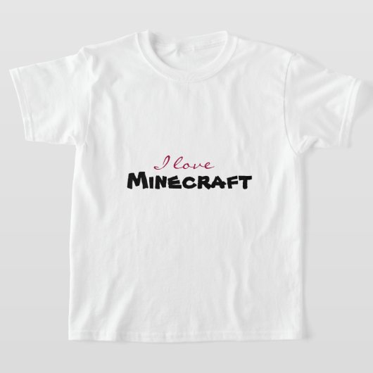 I love [customize] t-shirt (Laagn)