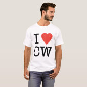 I Love CW T-Shirt (Voorkant volledig)