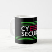 I Love Cybersecurity Koffiemok (Voorkant links)