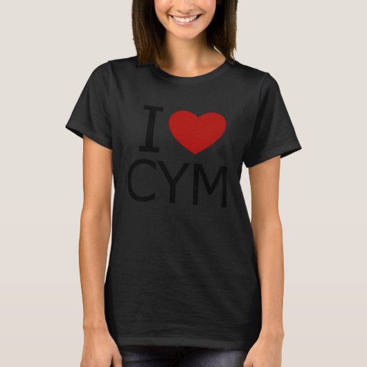 I love CYM Cymru Wales Welsh Rugby Pride T-shirt (Voorkant)