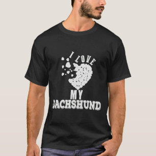 I Love Dachshunds 37 T-shirt