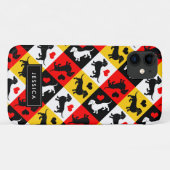 I Love Dachshunds Cute Doxie Pattern Case-Mate iPhone Case (Achterkant (horizontaal))