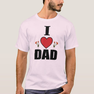 I Love Dad Sleeveless T-shirts Don pour la fête de