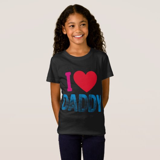 "I LOVE DADDY" TSHIRT (Devant entier)