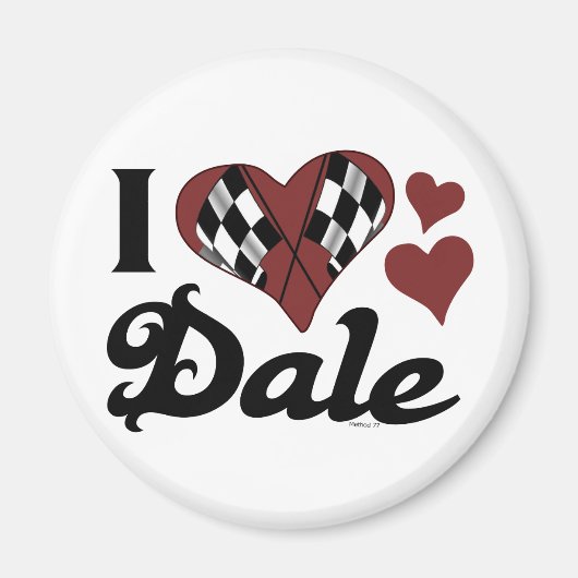 I Love Dale Magnet (Devant)
