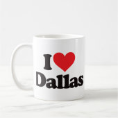 I Love Dallas Koffiemok (Links)