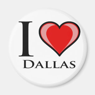 I Love Dallas Magneet