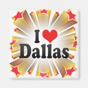 I Love Dallas Magneet