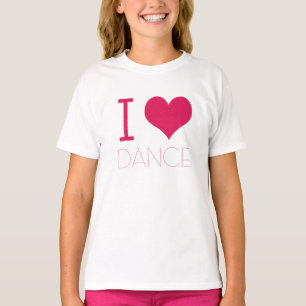 "I Love Dance" danspraktijk Draag T-shirt