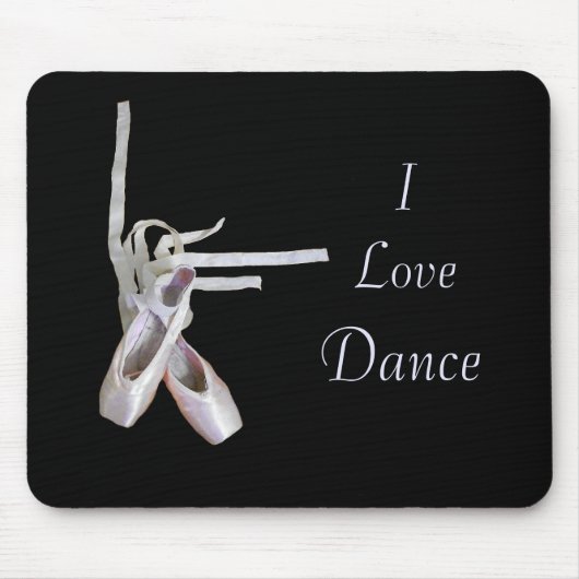 'I Love Dance' Mousepad Muismat (Voorkant)