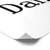 I Love Dance Poster (Hoek)