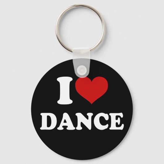 I Love Dance Sleutelhanger (Voorkant)