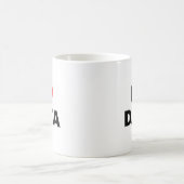 I Love Data Mug | Geek Coffee Cup (Centre)