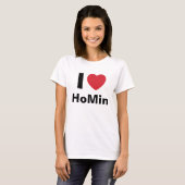 I Love DBSK HoMin T Shirt (Voorkant volledig)