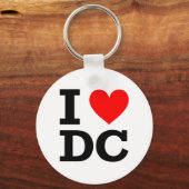 I Love DC Design Sleutelhanger (Voorkant)