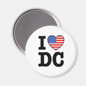 I Love DC Magneet (Voorkant / Achterkant)