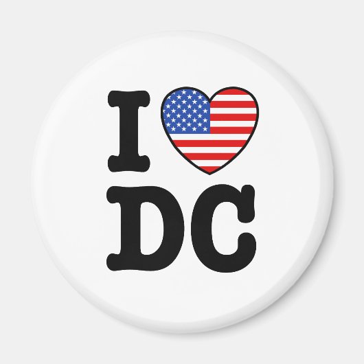 I Love DC Magneet (Voorkant)