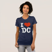 I Love DC T-shirt (Voorkant volledig)