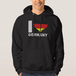 I Love Ddf Heart Flag Germany Hoodie