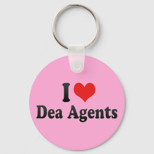 I Love Dea Agents Sleutelhanger
