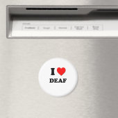I Love Deaf Magneet (Insitu (Vaatwasser))