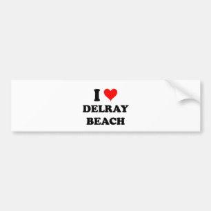 I Love Delray Beach Bumpersticker