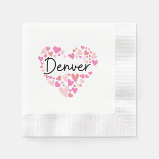 I love Denver - hearts for Denver Servet