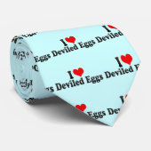 I Love Deviled Eggs Stropdas (Opgerold)