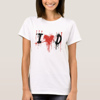 i Love Dexter Black text T-shirt
