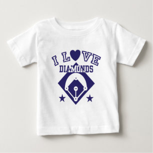 I Love Diamonds Baseball