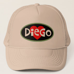 I Love DIEGO Trucker Hat Pet