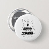 I Love Dierks (Guitar) Ronde Button 5,7 Cm (Voorkant /achterkant)