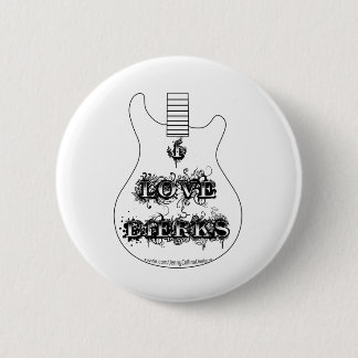 I Love Dierks (Guitar) Ronde Button 5,7 Cm