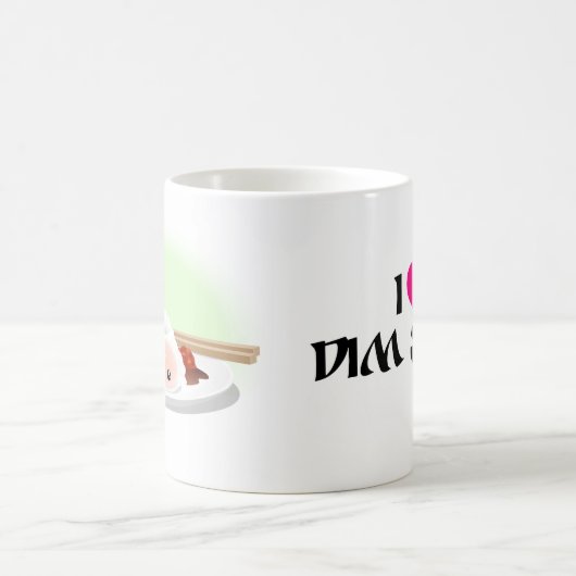 I Love Dim Sum Coffee Mok (Center)