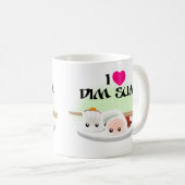 I Love Dim Sum Coffee Mug (Devant droit)