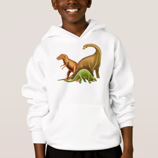 I Love Dinosaurs Kinder Hoodie (Voorkant)