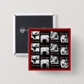 I Love Dogs Button (Voorkant /achterkant)