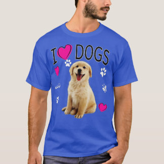 I Love Dogs - Golden Labrador recovery T-shirt