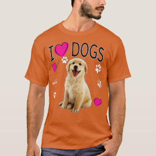 I Love Dogs - Golden Labrador recovery T-shirt