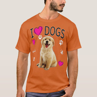 I Love Dogs - Golden Labrador recovery T-shirt