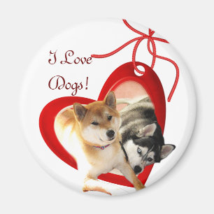 I Love Dogs Magnet Magneet